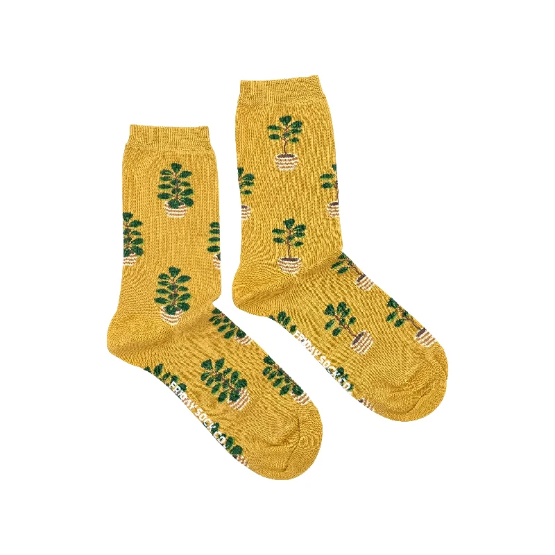 Women's Fiddle Leaf Fig Socks