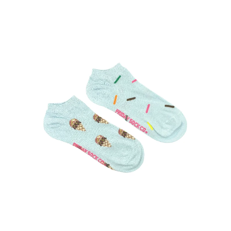 Women's Ice Cream & Sprinkle Ankle Socks