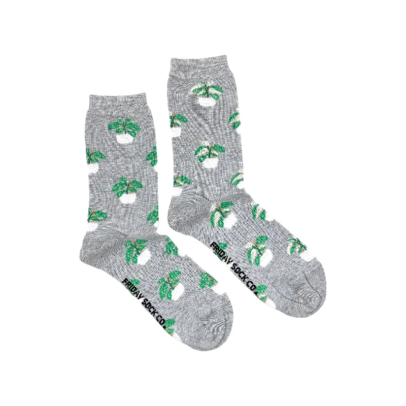 Women's Swiss Cheese Plant Socks