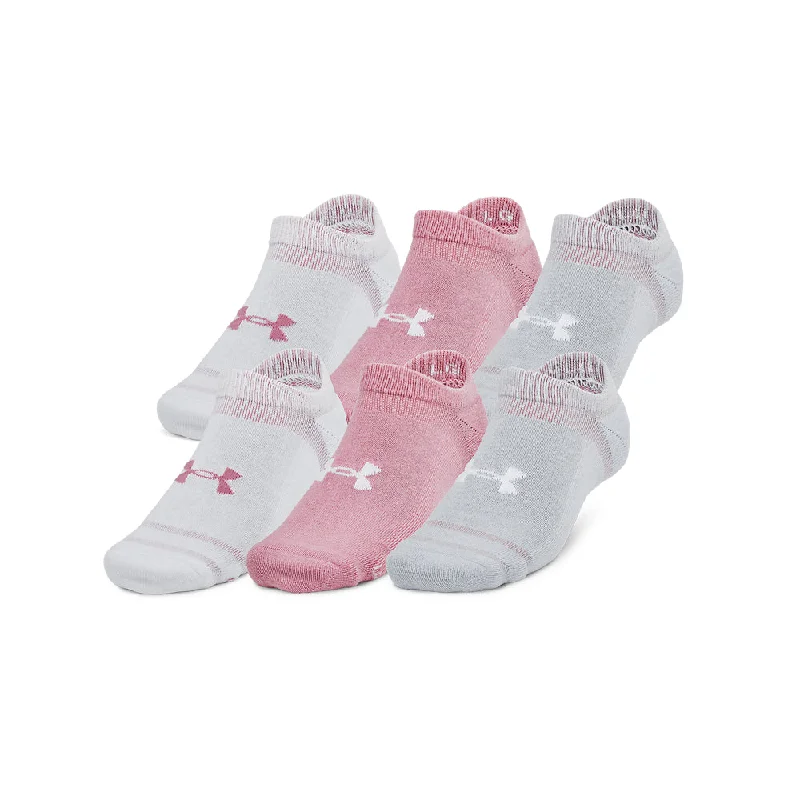 Women's Under Armour Essential Cushion No Show Socks 6-Pack