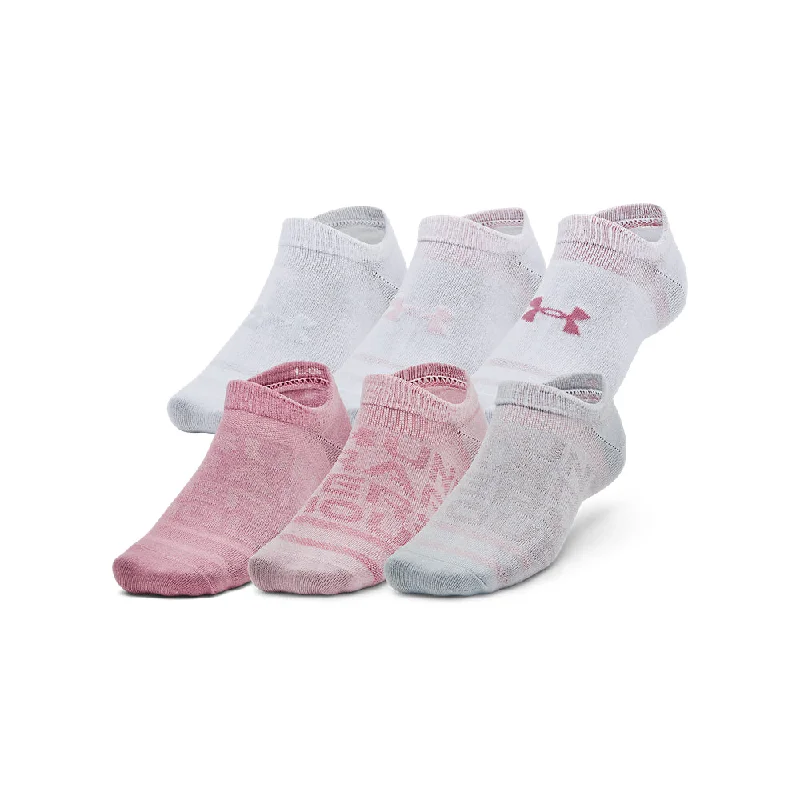 Women's Under Armour Essential No Show Socks 6-Pack