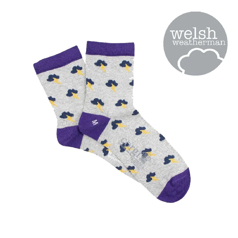 Women's Welsh Weatherman x Corgi Thunder Storm Socks