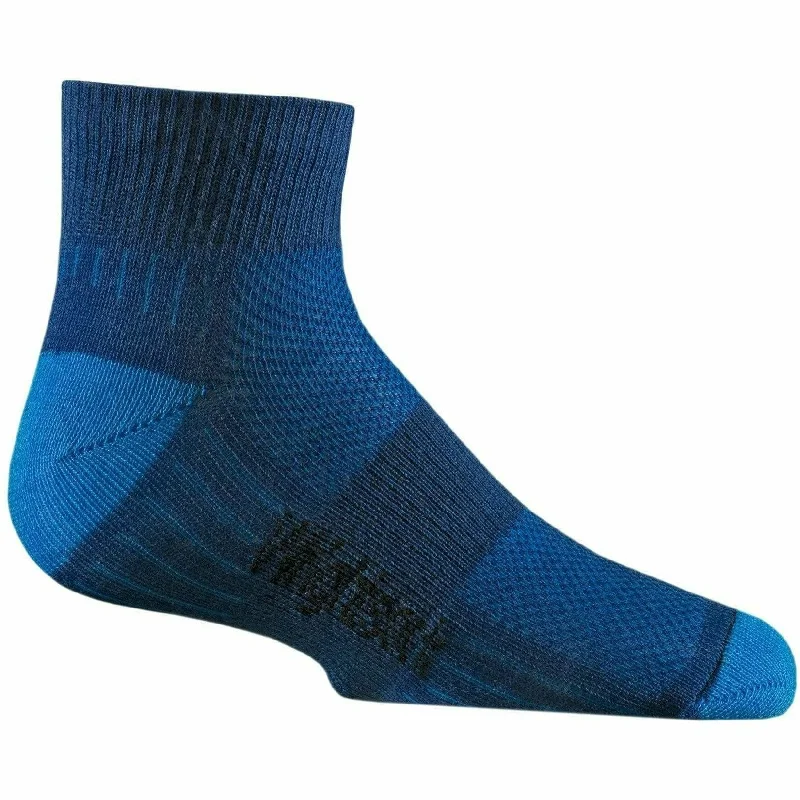 Wrightsock Kids Double-Layer Coolmesh II Lightweight Quarter Socks