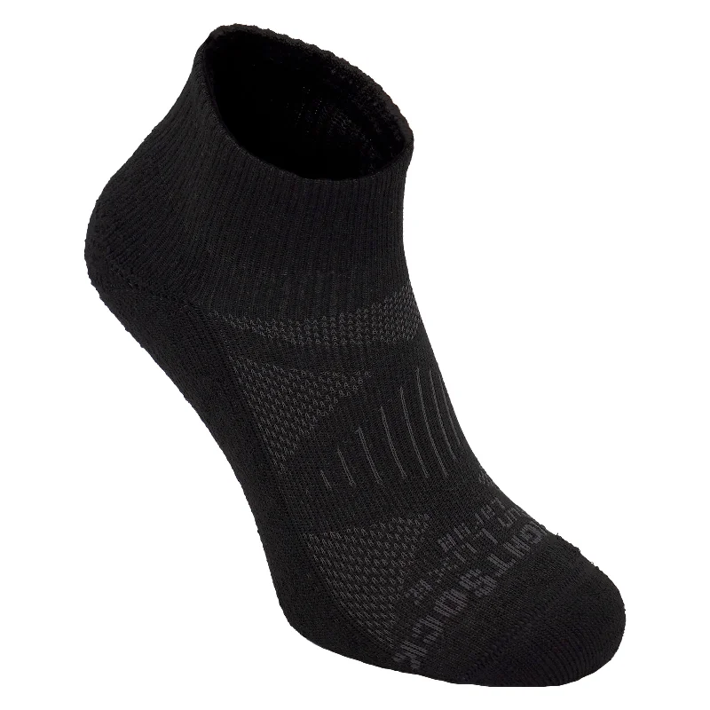 Wrightsock Kids Single Layer Run Luxe Quarter Socks