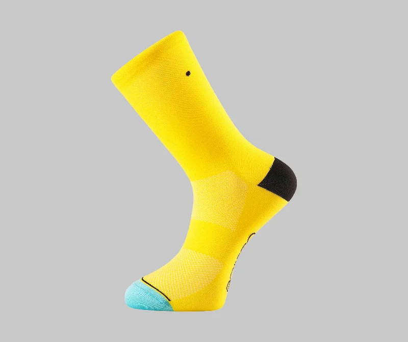 Yellow Cycling Socks