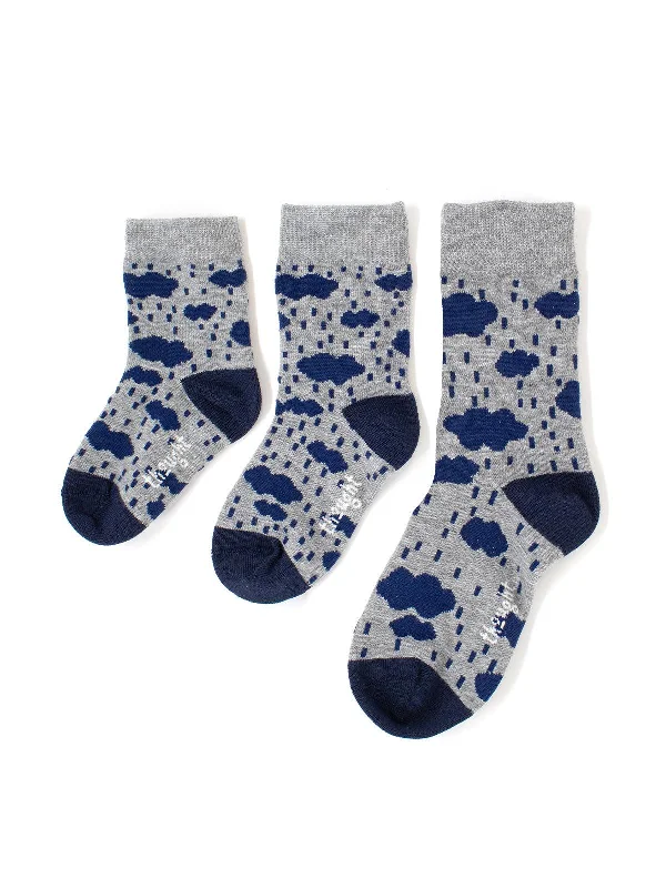 ZORO CLOUD KIDS SOCKS - GREY